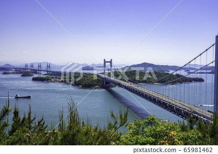 Seto Ohashi and the Shiosato Islands, Kurashiki City, Okayama Prefecture Seto Ohashi and the Shiosato Islands, Kurashiki City, Okayama Prefecture 65981462