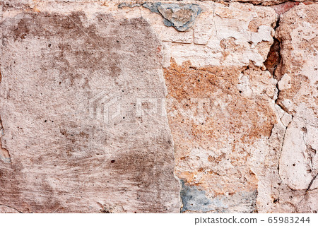 Texture of a concrete wall with cracks 65983244