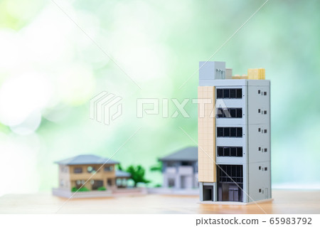 Home Mortgage Real Estate Image Miniature Model Manufacturer 65983792