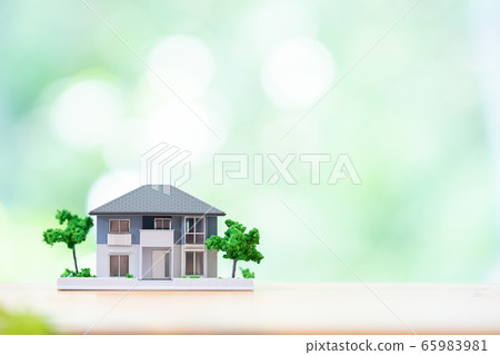 Home Mortgage Real Estate Image Miniature Model Manufacturer 65983981