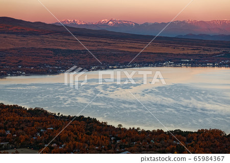 Mikuni Sanriku / Gunkinogami from the Southern Alps at sunrise 65984367