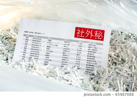 Shredder Private Information Personal Information 65987088