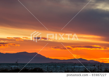 After sunset near Porto Lagos, Greece After sunset near Porto Lagos, Greece 65987227