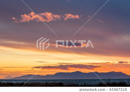 After sunset near Porto Lagos, Greece After sunset near Porto Lagos, Greece 65987228