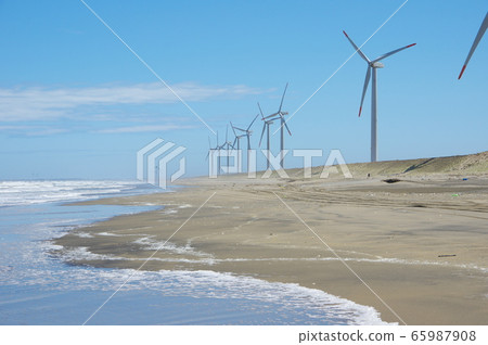 沿海風力發電/波崎風電場(茨城縣神棲市) 沿海風力發電/波崎風電場(茨城縣神棲市) 65987908