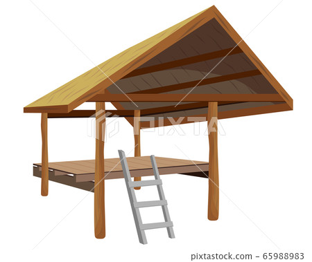 isolated straw roof hut vector design isolated straw roof hut vector design 65988983