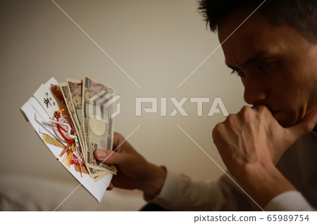 男人，擔心，慶祝 65989754