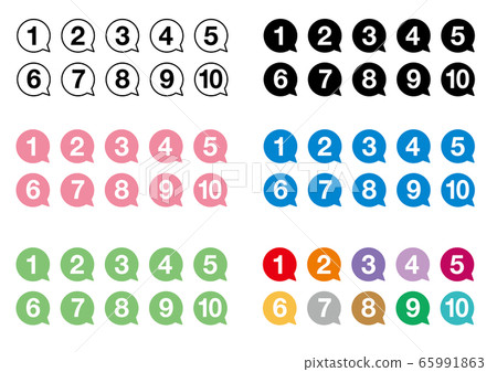 泡泡數字 65991863