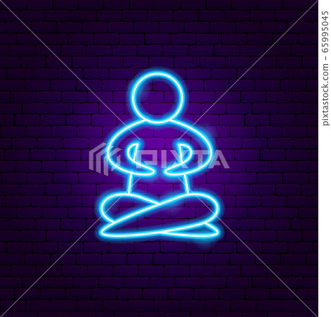 Yoga Asana Neon Sign Yoga Asana Neon Sign 65995045