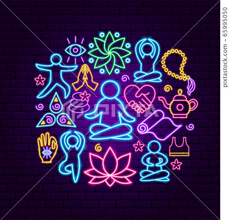 Yoga Neon Concept 65995050