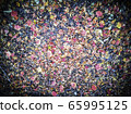 focusing of fallen  flowers on the road blackground 65995125