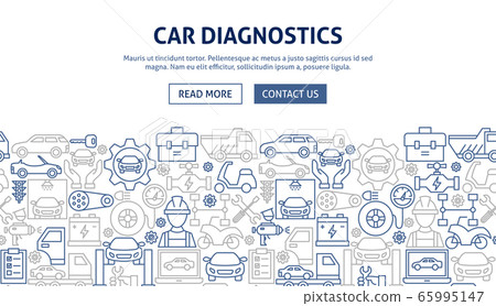Car Diagnostics Banner Design Car Diagnostics Banner Design 65995147