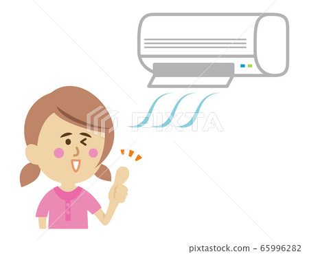 涼爽的空調的插圖圖像 涼爽的空調的插圖圖像 65996282