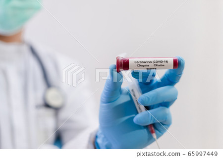 Coronavirus or COVID testng concept. Coronavirus or COVID testng concept. 65997449