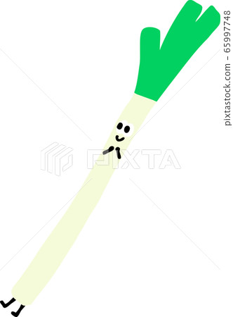 Long onion character 65997748