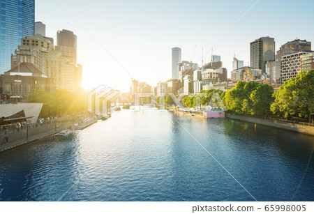 sunset, Yarra River, Melbourne, Victoria, sunset, Yarra River, Melbourne, Victoria, 65998005