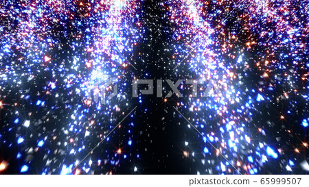 光落煙花閃光顆粒瀑布3d圖背景背景 65999507