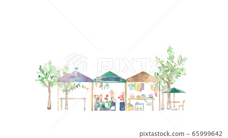 Market scenery, miscellaneous goods 65999642