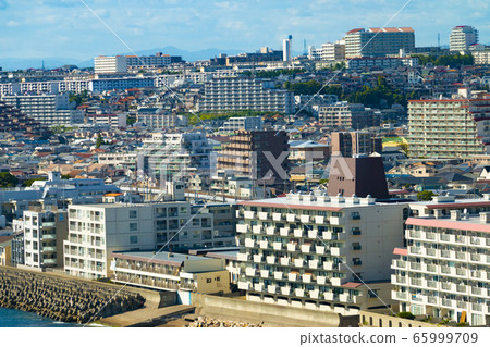 兵庫縣神戶市Tarumi-ku的海岸線城市景觀 65999709