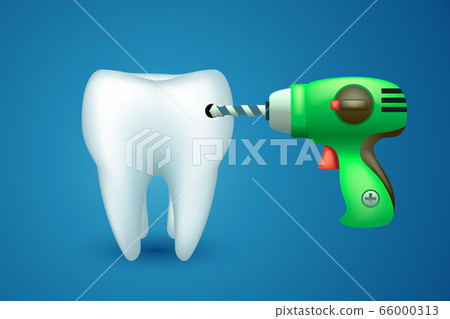 tooth with drill tooth with drill 66000313