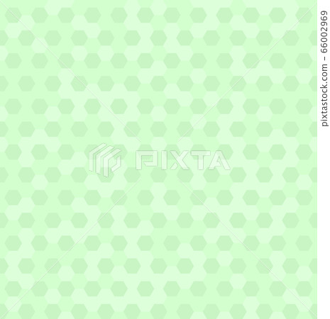 Green hexagon pattern. Seamless vector 66002969