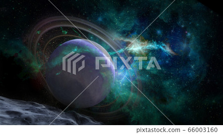 Scene with planets, stars and galaxies in outer space Scene with planets, stars and galaxies in outer space 66003160
