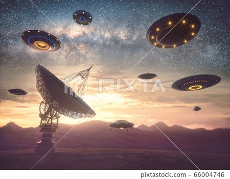 Satellite Dish Signal UFO Close Encounters of the 66004746