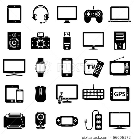 Set of Modern Digital devices icons 66006172