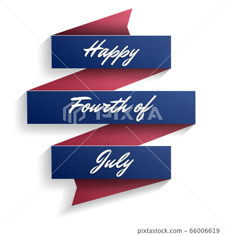 Creative realistic paper banner with drop shadow. - Stock Illustration ...