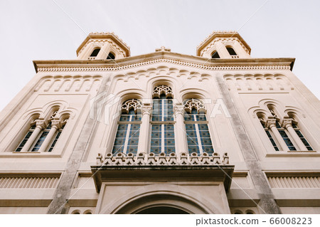 Facade of Church of the Holy Annunciation in the old town of Dubrovnik, Croatia. Facade of Church of the Holy Annunciation in the old town of Dubrovnik, Croatia. 66008223