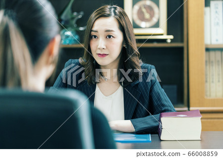 Lawyer prosecutor woman consultation Lawyer prosecutor woman consultation 66008859