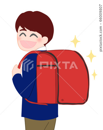 紅色書包的男孩 66009807