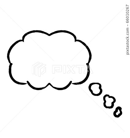 Speech bubble hand-painted Speech bubble hand-painted 66010267