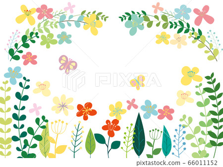 Scandinavian flower frame Scandinavian flower frame 66011152