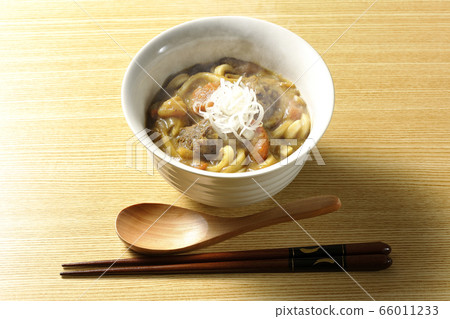 Hot curry udon 66011233