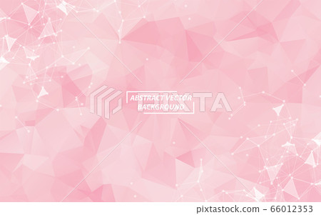Pink Geometric Polygonal background molecule and Pink Geometric Polygonal background molecule and 66012353