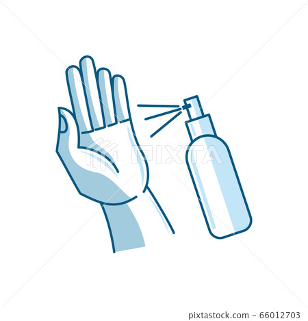 Washing hand with sanitizer liquid soap vector - Stock Illustration ...