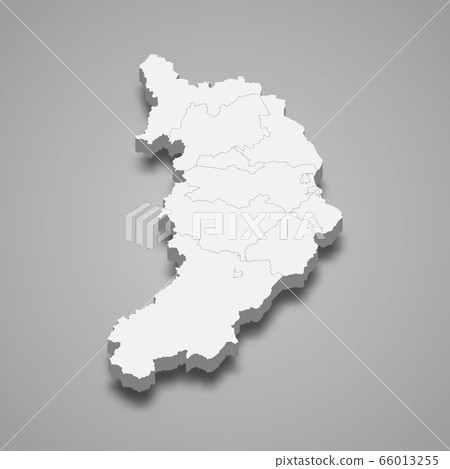 3d map region of Russia Template for your design 3d map region of Russia Template for your design 66013255