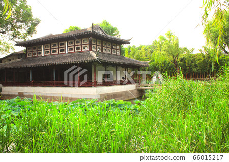 Ancient pavilion in Humble Administrator's Garden 66015217