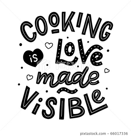 Kitchen hand lettering quote Kitchen hand lettering quote 66017336