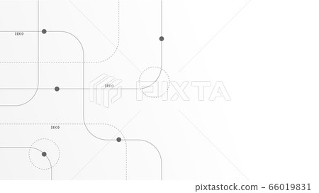 Abstract geometric connect lines and dots.Simple technology graphic background.Illustration Vector design Network and Connection concept. 66019831