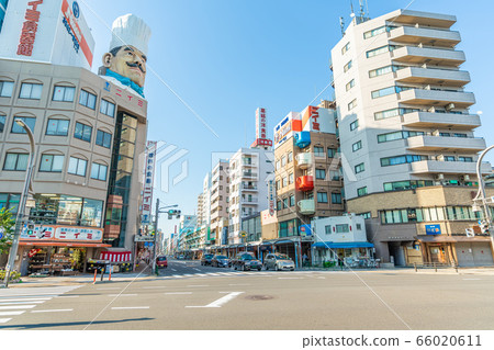 Cityscape of Tokyo Kappabashi Dougu Street Scenery 66020611