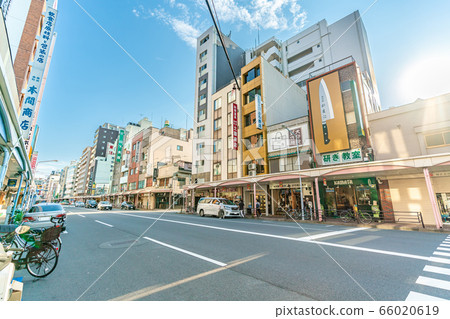 Cityscape of Tokyo Kappabashi Dougu Street Scenery Cityscape of Tokyo Kappabashi Dougu Street Scenery 66020619