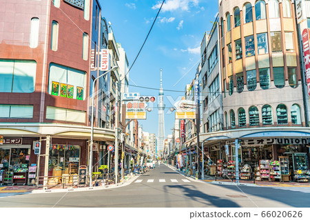 Cityscape of Tokyo Kappabashi Dougu Street Scenery 66020626