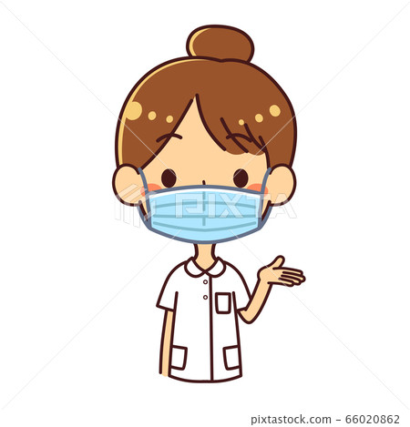 Nurse nurse female guide right mask Nurse nurse female guide right mask 66020862