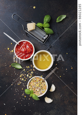 Ingredients for cookind vegetarian mix of legume Ingredients for cookind vegetarian mix of legume 66021285