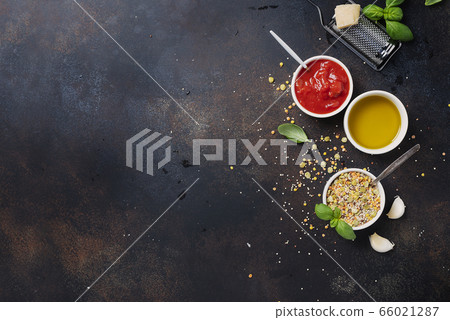 Ingredients for cookind vegetarian mix of legume Ingredients for cookind vegetarian mix of legume 66021287