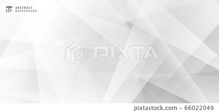 Abstract modern design white and gray geometric 66022049