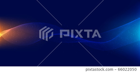 Abstract technology futuristic concept wave lines 66022050