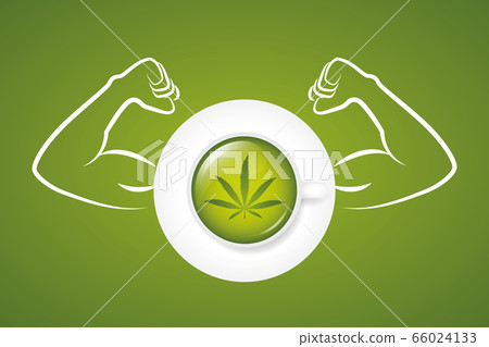 strong cannabis tea with muscular arms strong cannabis tea with muscular arms 66024133